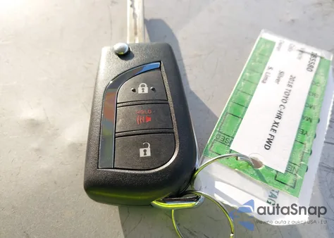 2018 Toyota C-Hr Xle z USA, uszkodzony, nr VIN JTNKHMBX8J1006882